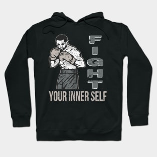 Boxer Punch Boxing Motivational Slogan Hoodie